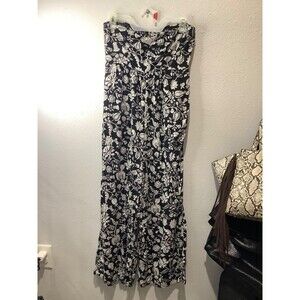 Target romper pant m women black white floral wide leg boho beach cocktail club